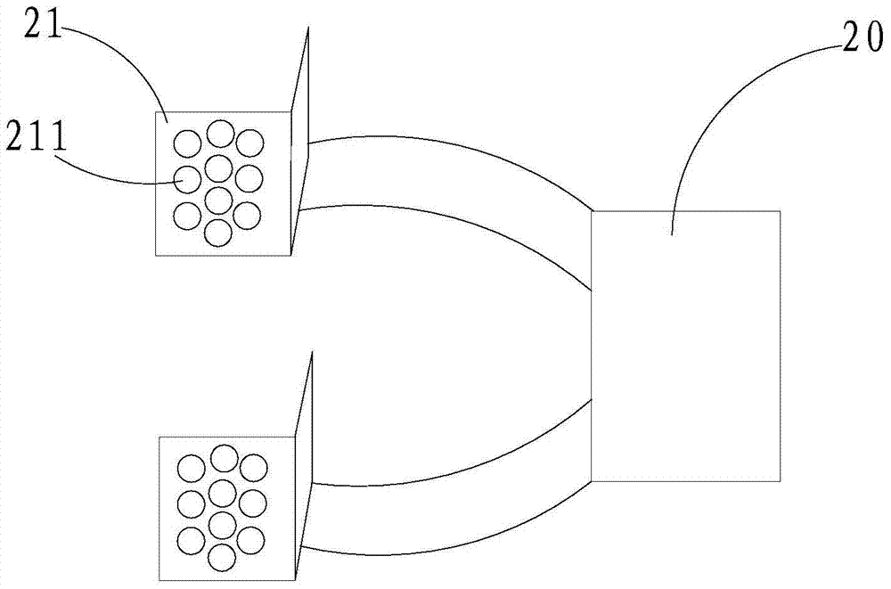 Double-faced thick copper plate, manufacturing method thereof and clamp