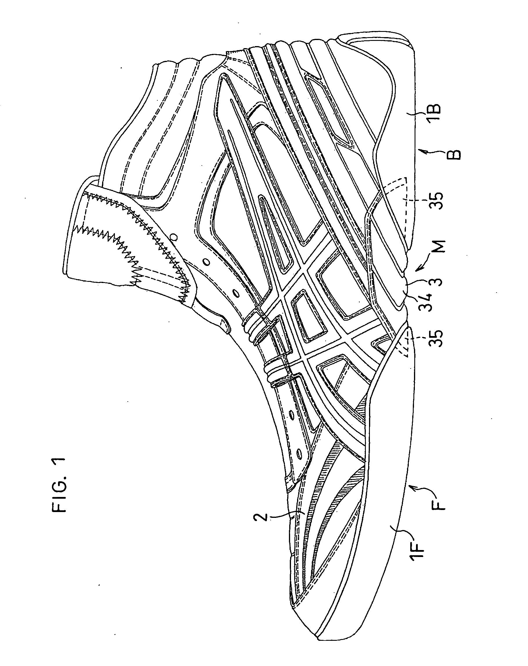 Wrestling shoe with separated outer soles