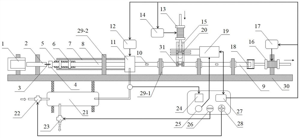 High-temperature hopkinson rod tensile test device and method capable of precise quantitative electromagnetic control