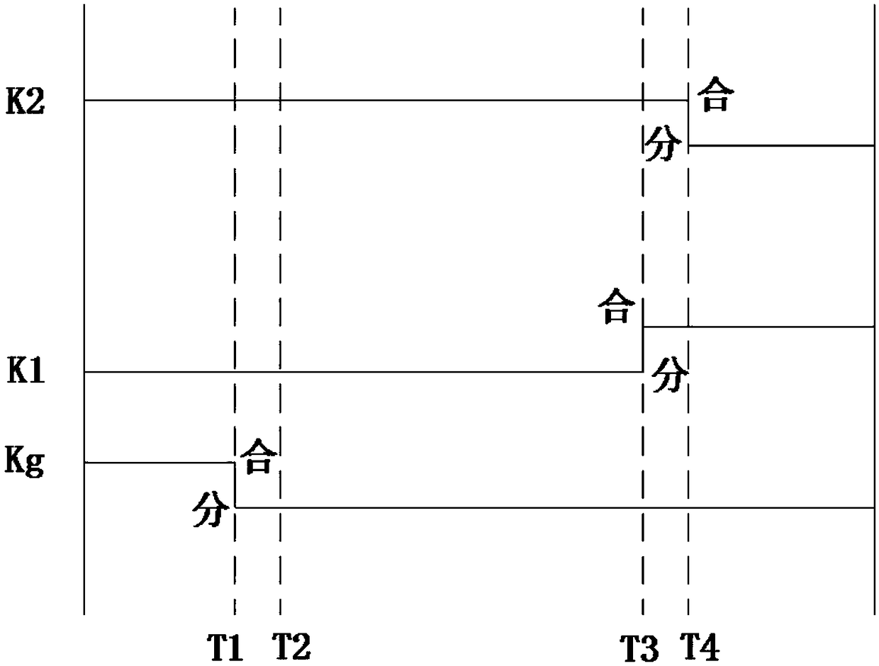 Easy-to-implement transformer on-load capacity regulation switch