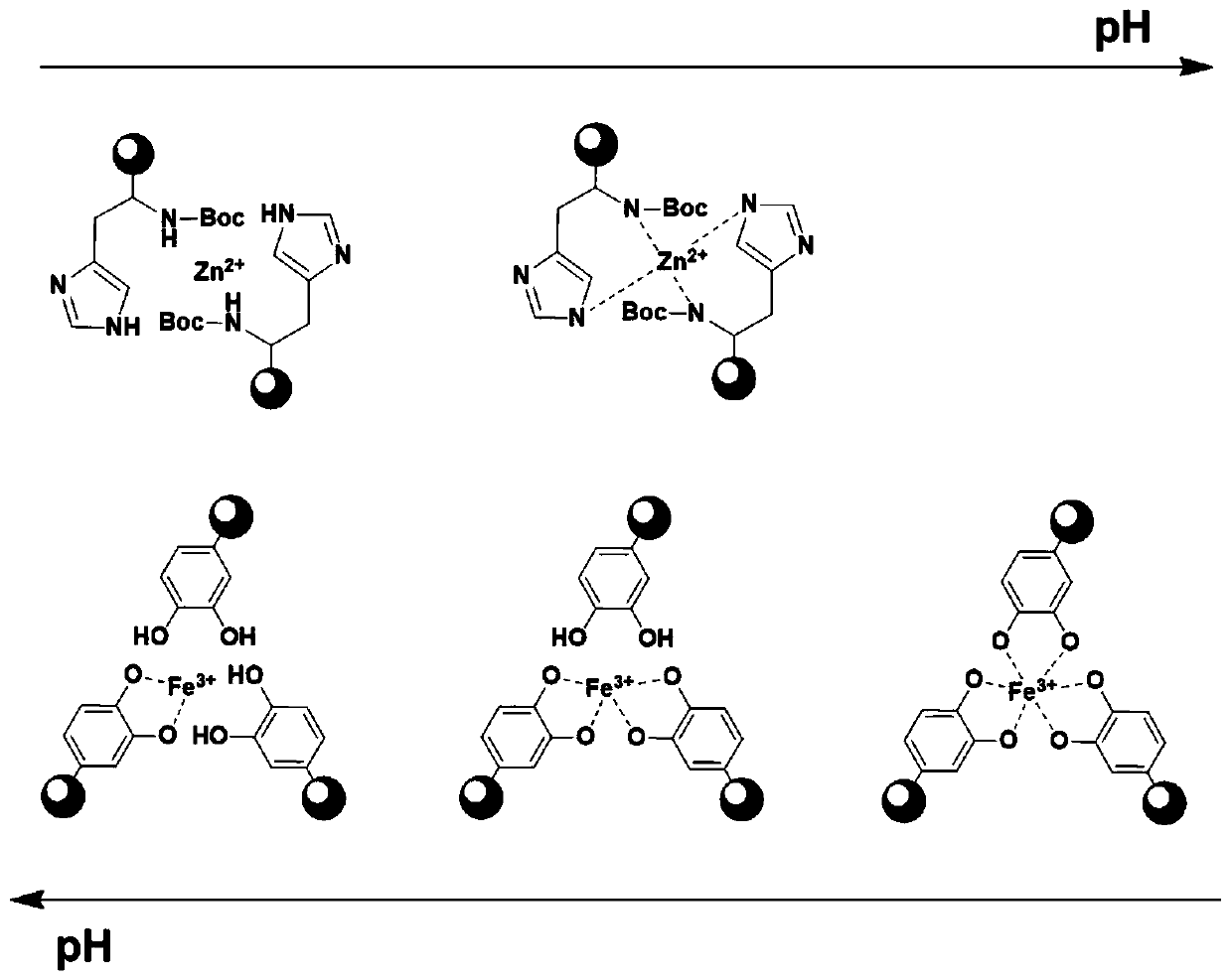 High polymer material capable of realizing self-healing of chemical bond damage under humid and stressed conditions and preparation method of high polymer material