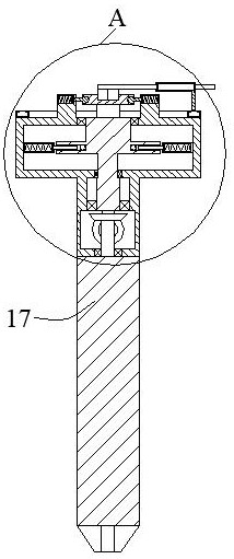 Building foundation pit supporting structure with damping structure