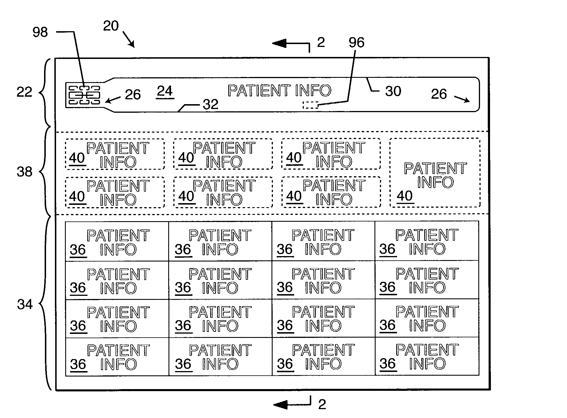 Multi-part form having detachable wristband, labels and cards or the like