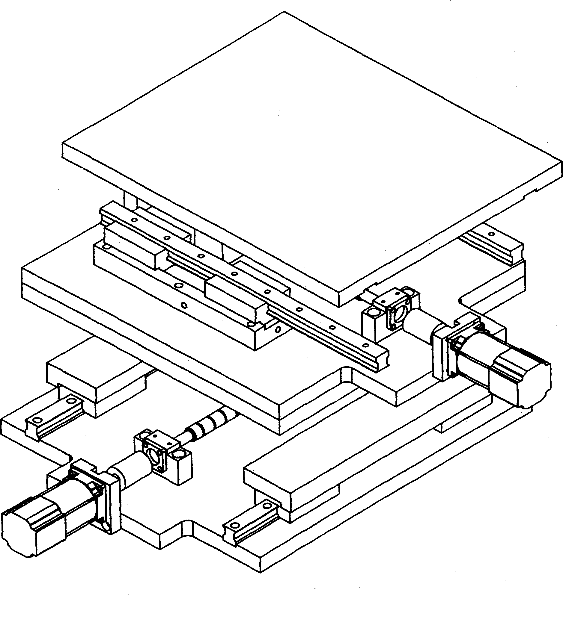 Five-axle automatic sequence cycling production line