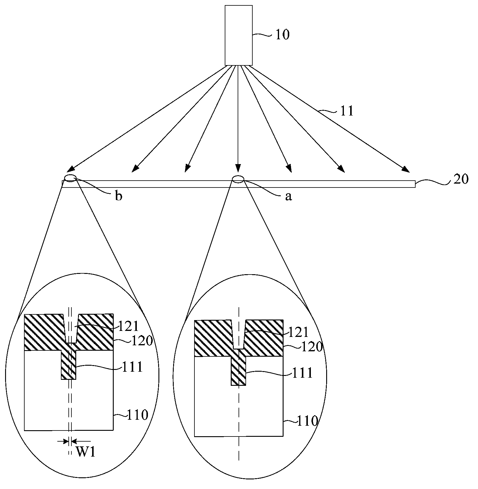 Photoetching overlay value calibration method