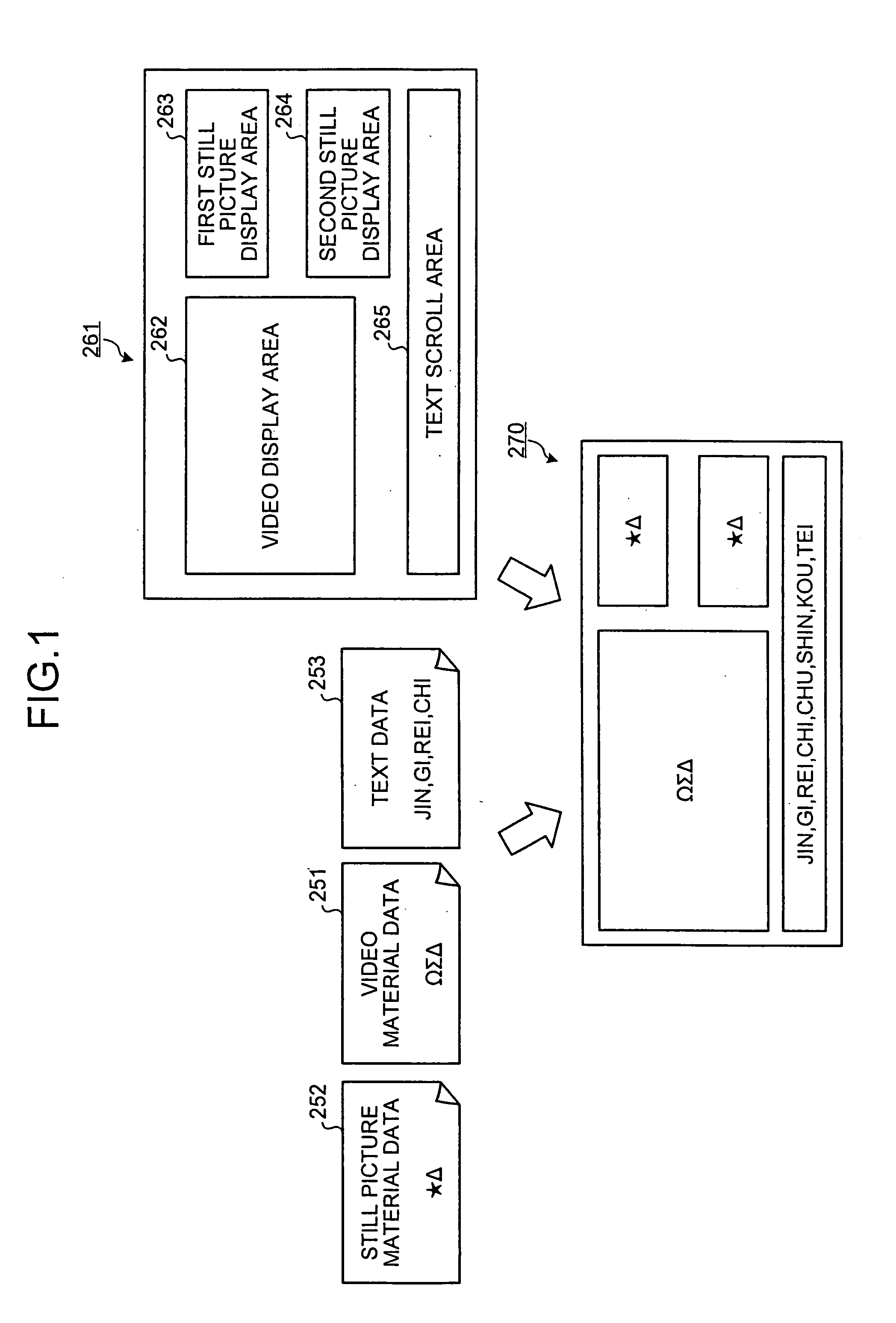 Information display method, information display device, and information delivery and display system