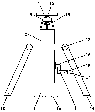 Solar photovoltaic panel convenient to adjust