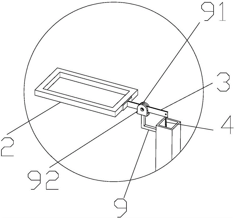 LED floor lamp with angle adjustable