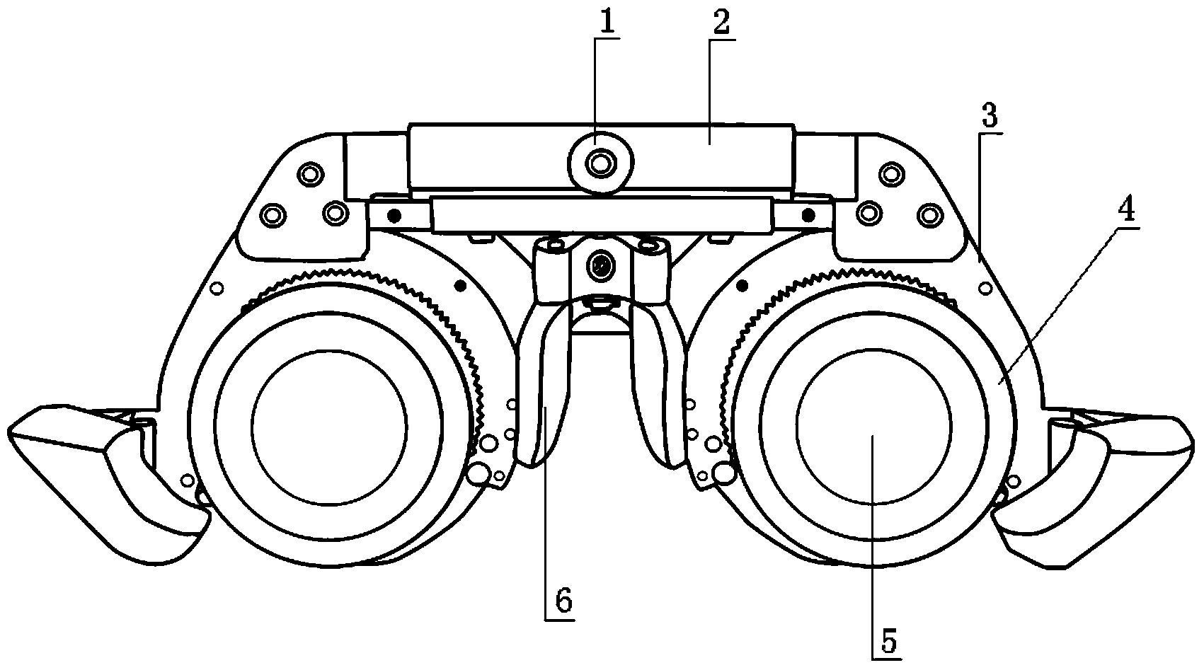 Eye brightening device and energy bar matched with eye brightening device