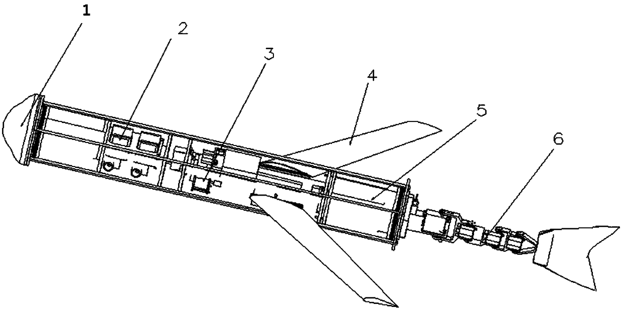 Underwater robot of bionic and gliding hybrid propulsion mode