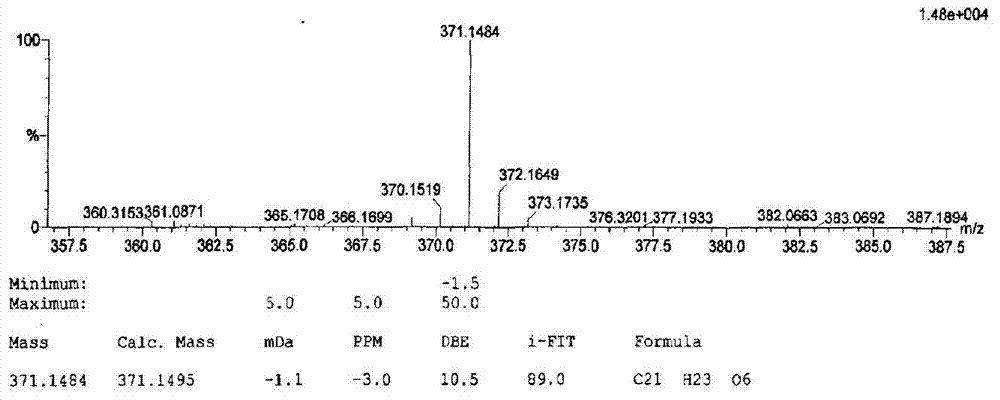 Application of magnolia liliflora pigment A for stabilizing four-chain unit DNA (deoxyribonucleic acid)