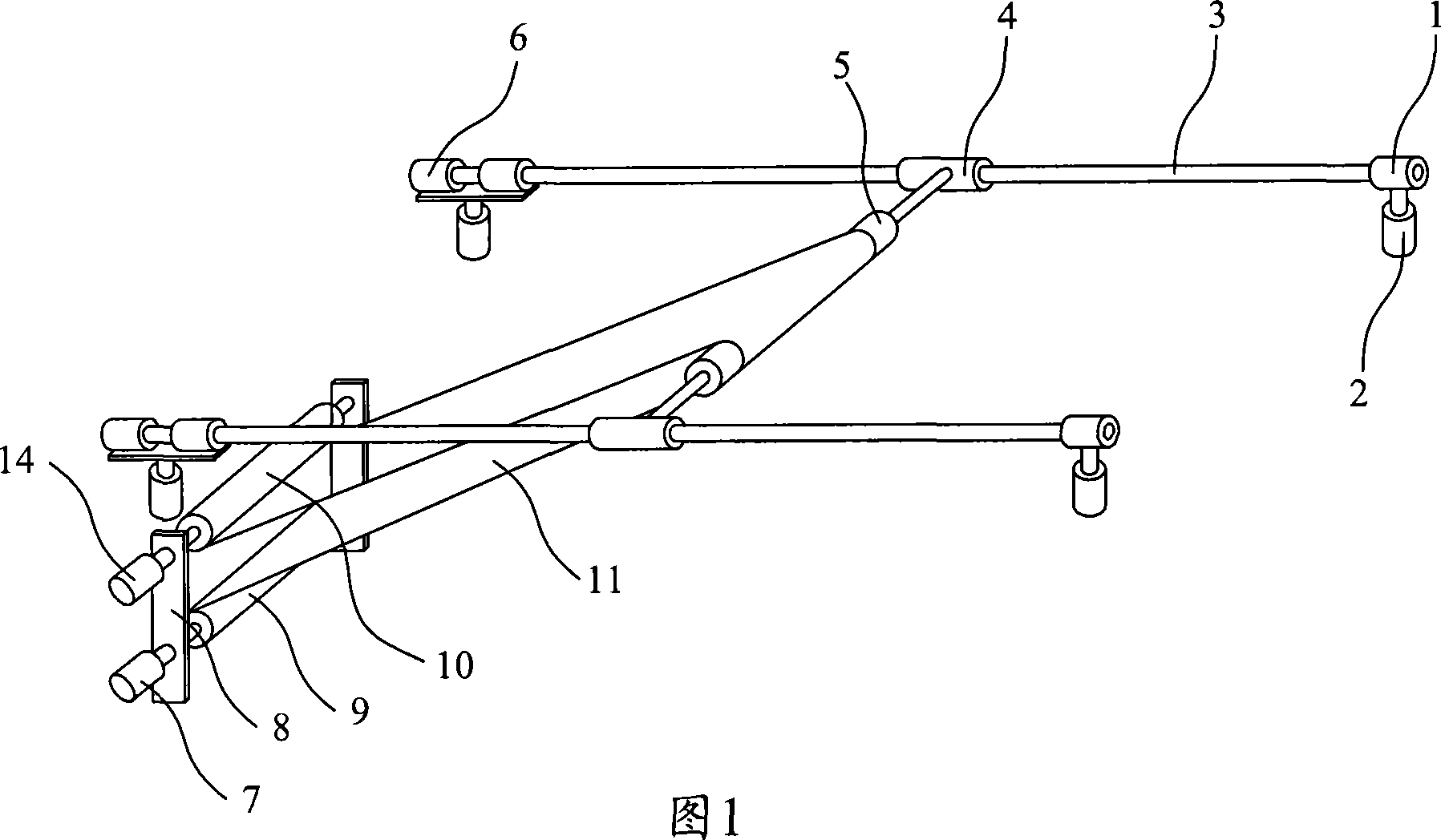 Device and method for cleaning through-printing forme and screen process press with the device