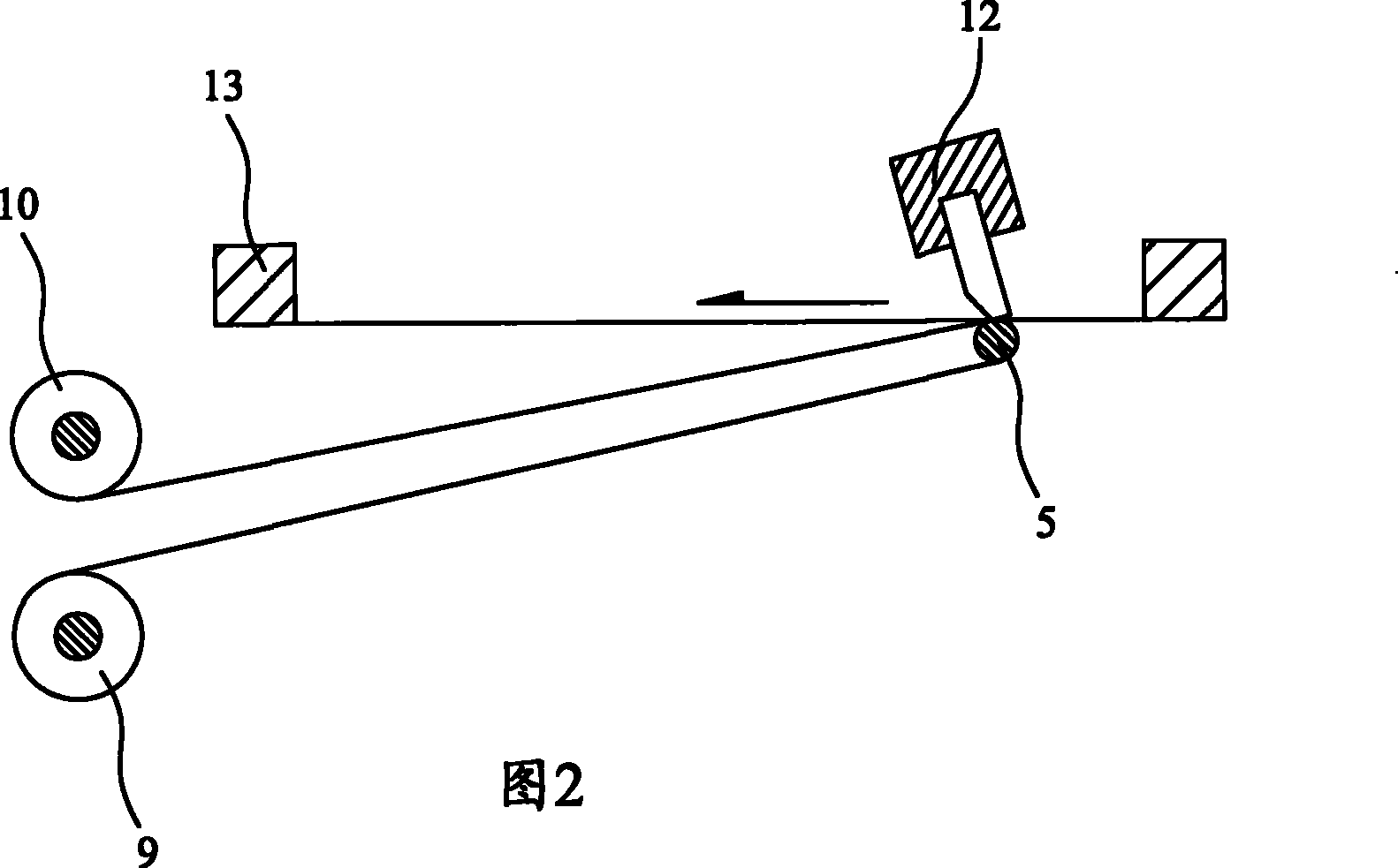 Device and method for cleaning through-printing forme and screen process press with the device