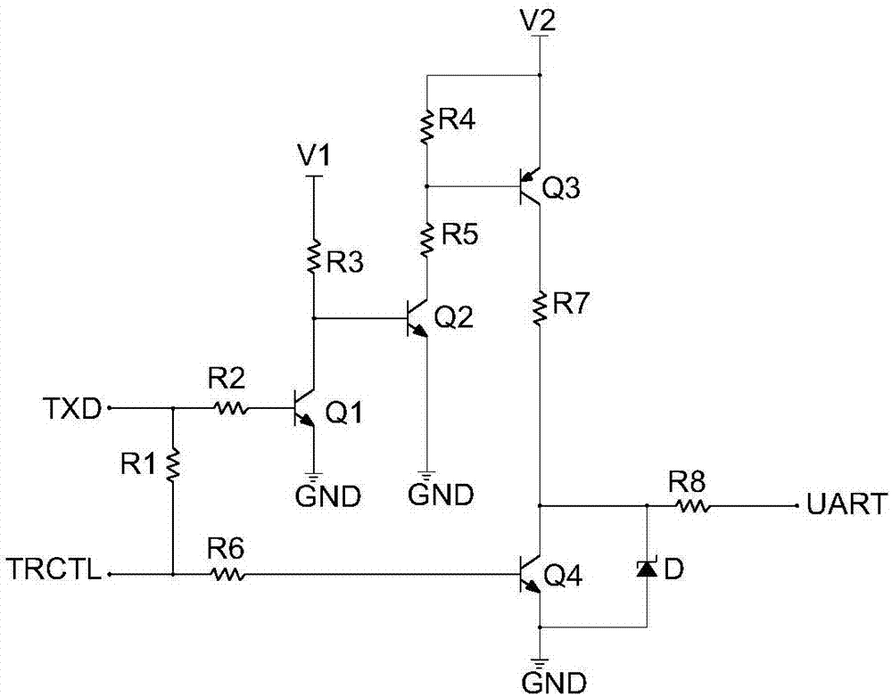 Single-line communication circuit