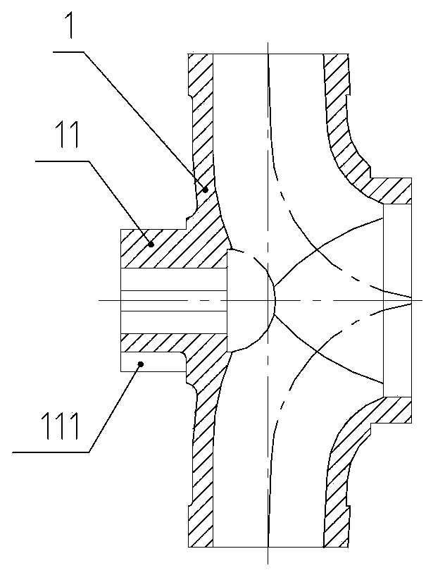 Sewage pump with automatic axial thrust balancing function