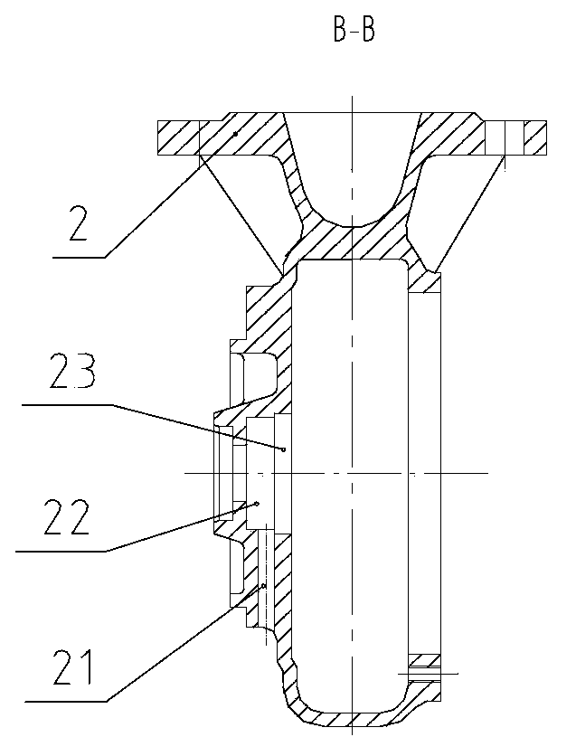 Sewage pump with automatic axial thrust balancing function