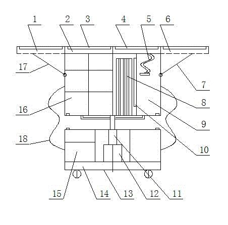 Medical kit convenient for paying home visit and capable of serving as simple operating table