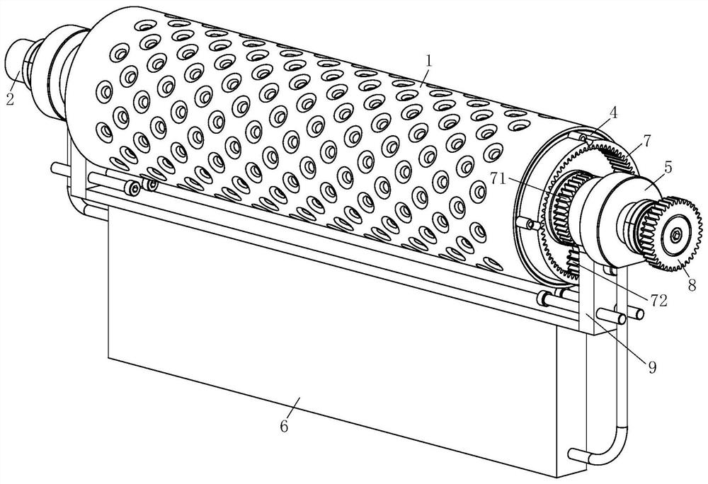 High-temperature conveying roller assembly for ceramic part production