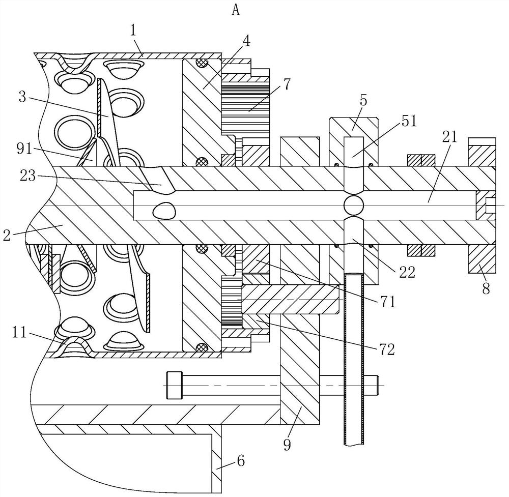 High-temperature conveying roller assembly for ceramic part production