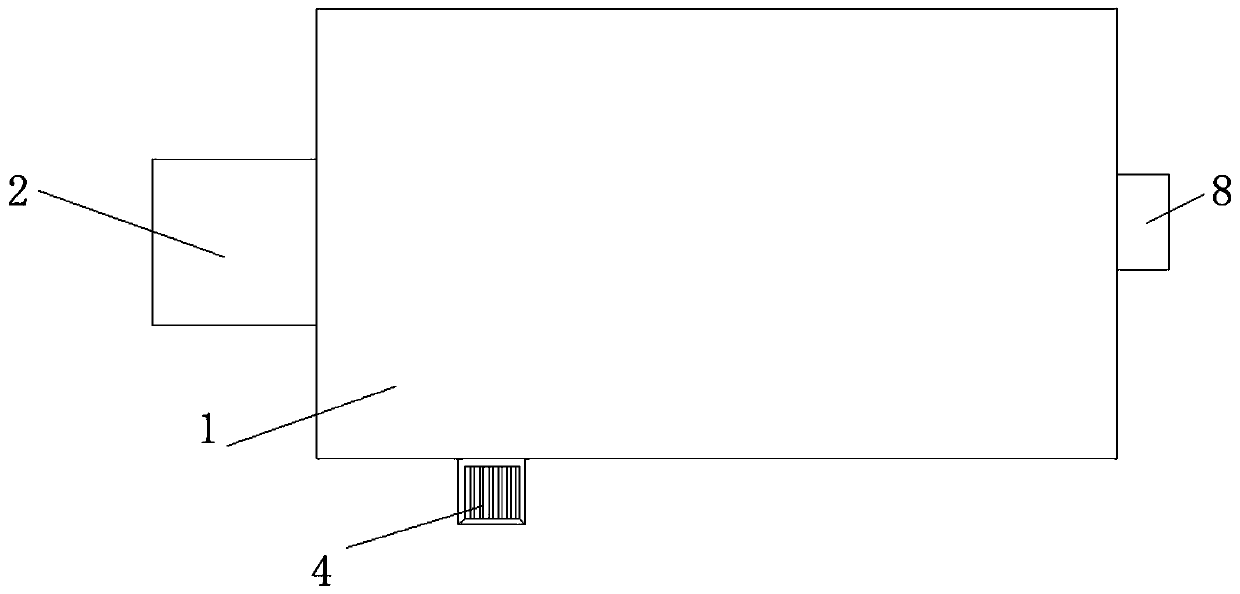 Separation device for rosemary stems and leaves which are alternately cut twice deep and shallow