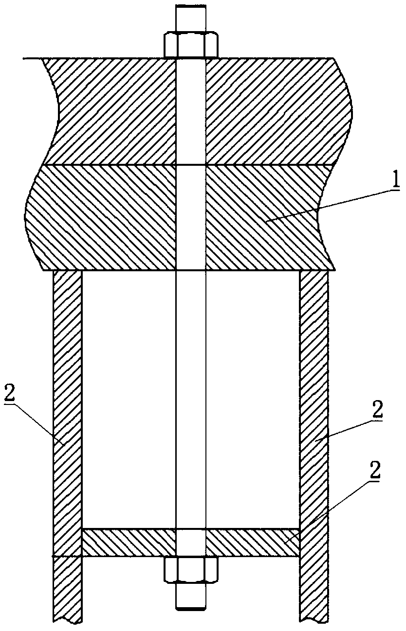 Method for preventing looseness through bolt length-diameter ratio