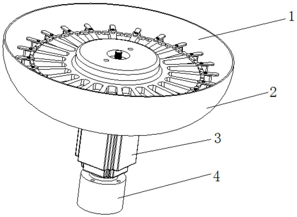 High-speed centrifugal turntable and positioning control method of a fully automatic immune analyzer