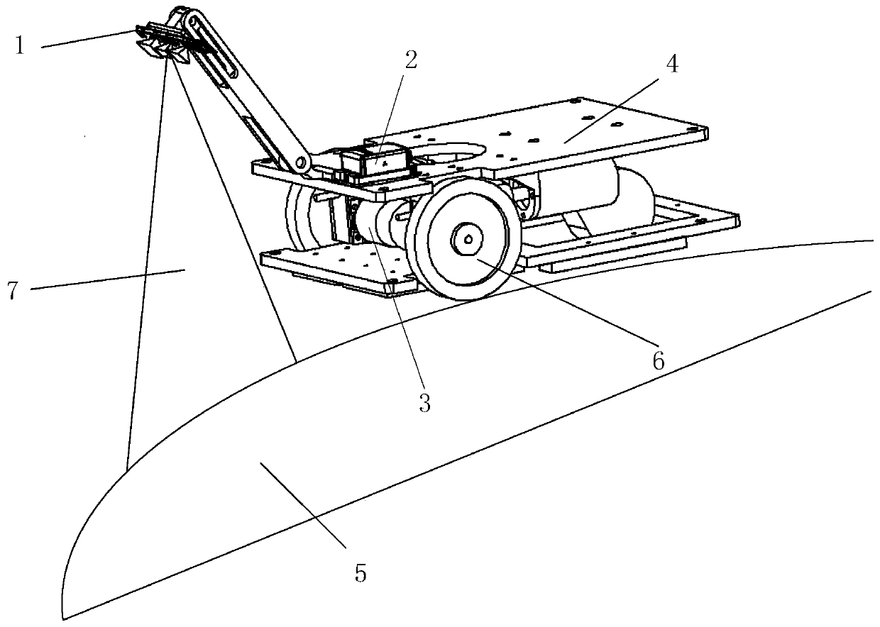 Robot Curved Surface Motion Orientation Method and Its Motion Orientation System