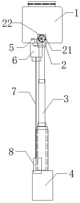 Pollinator suitable for high branch pollination