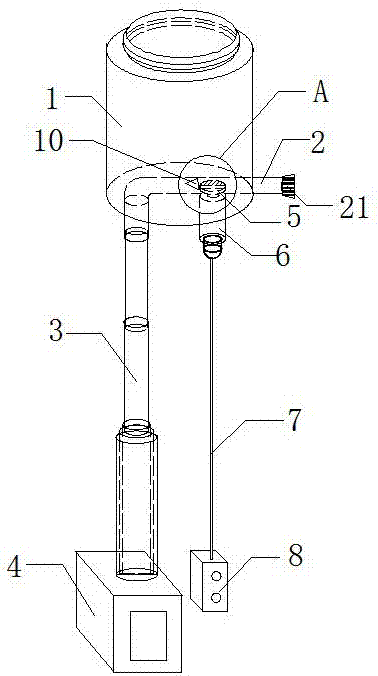 Pollinator suitable for high branch pollination