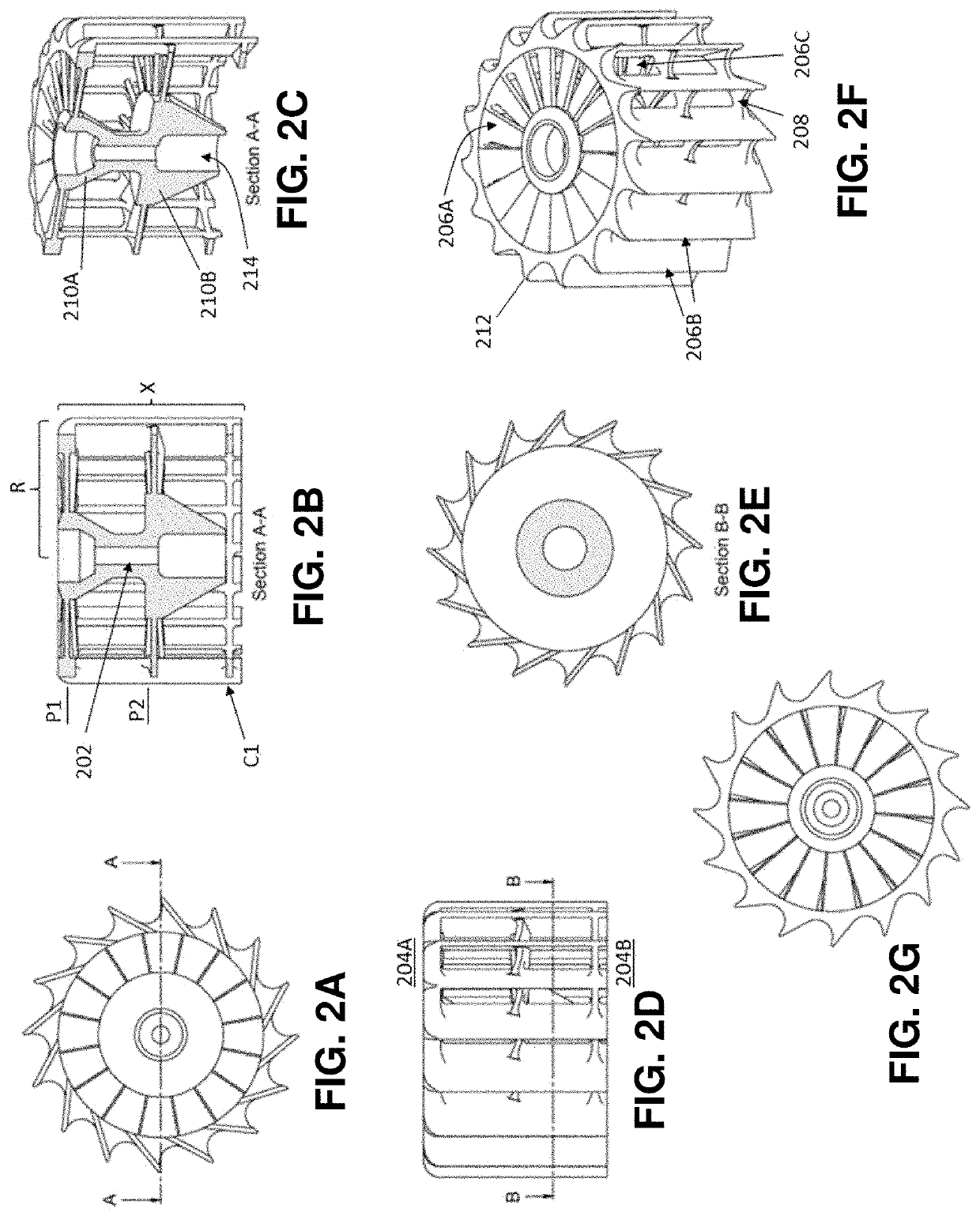 Turbo molecular pump for mass spectrometer