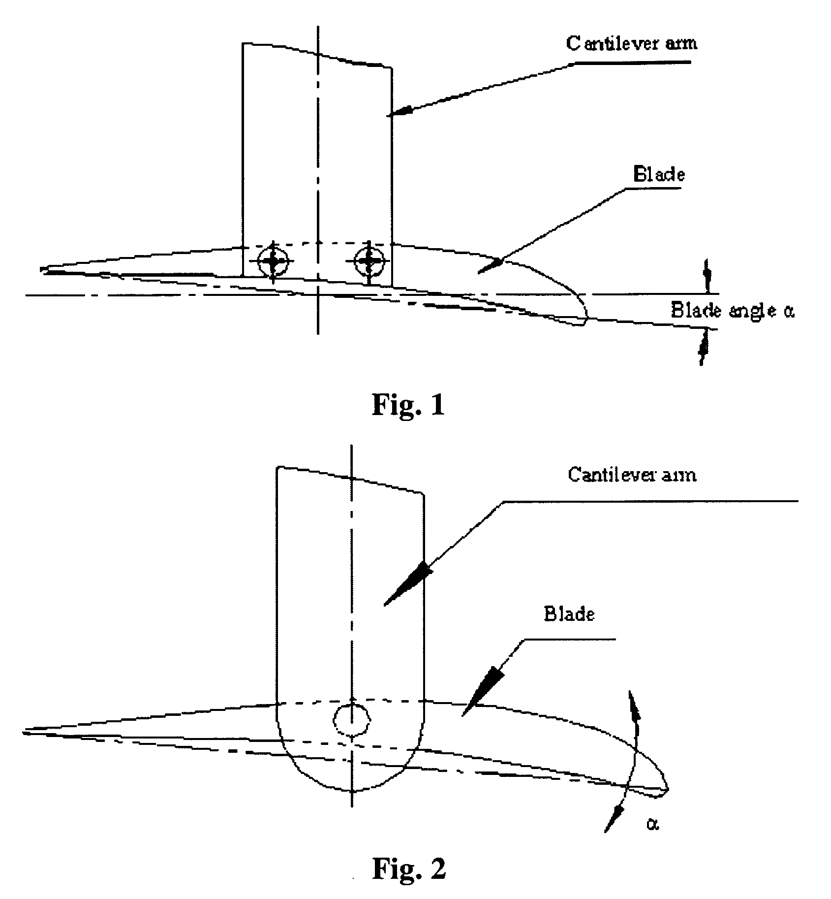 Device and method for adjusting angle-of-attack of wind blades in lift-type vertical axis wind turbine