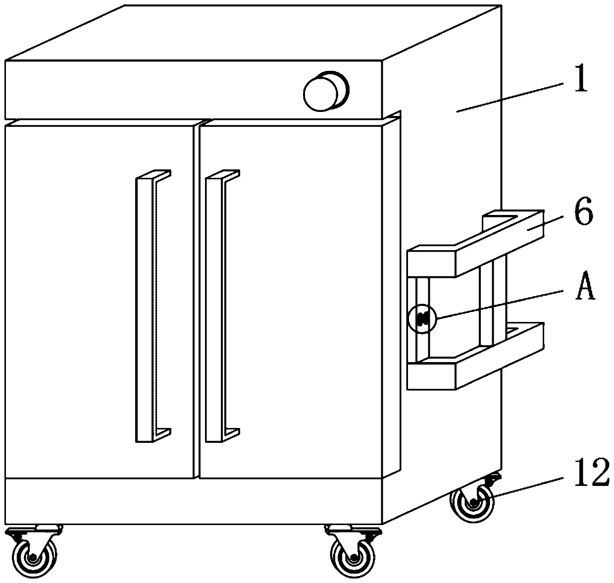 Disinfection device for sports equipment