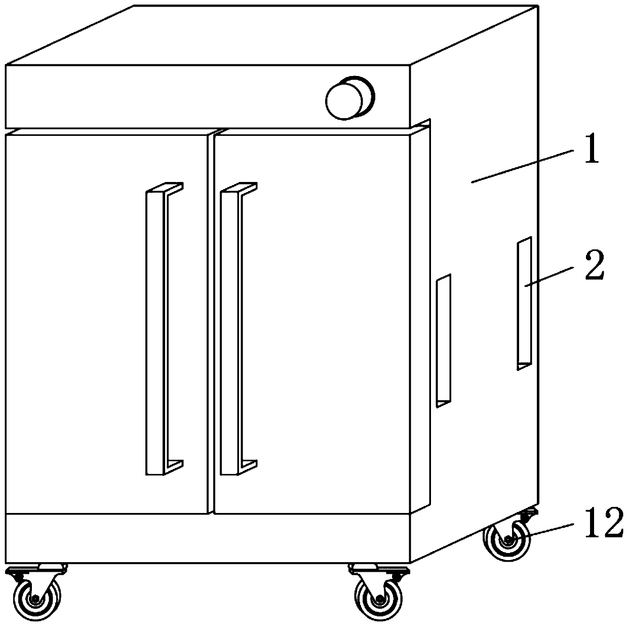 Disinfection device for sports equipment