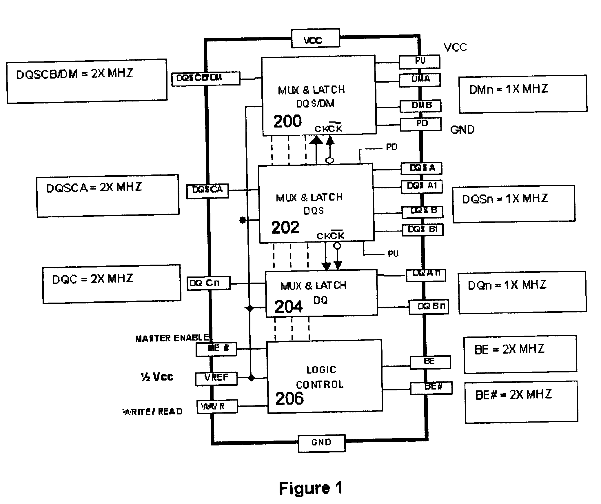 High-speed data-rate converting and switching circuit