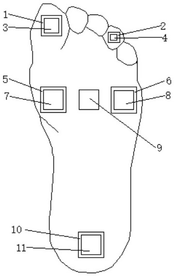 Method and system for correcting posture of simultaneous rope skipping with two feet by using big data