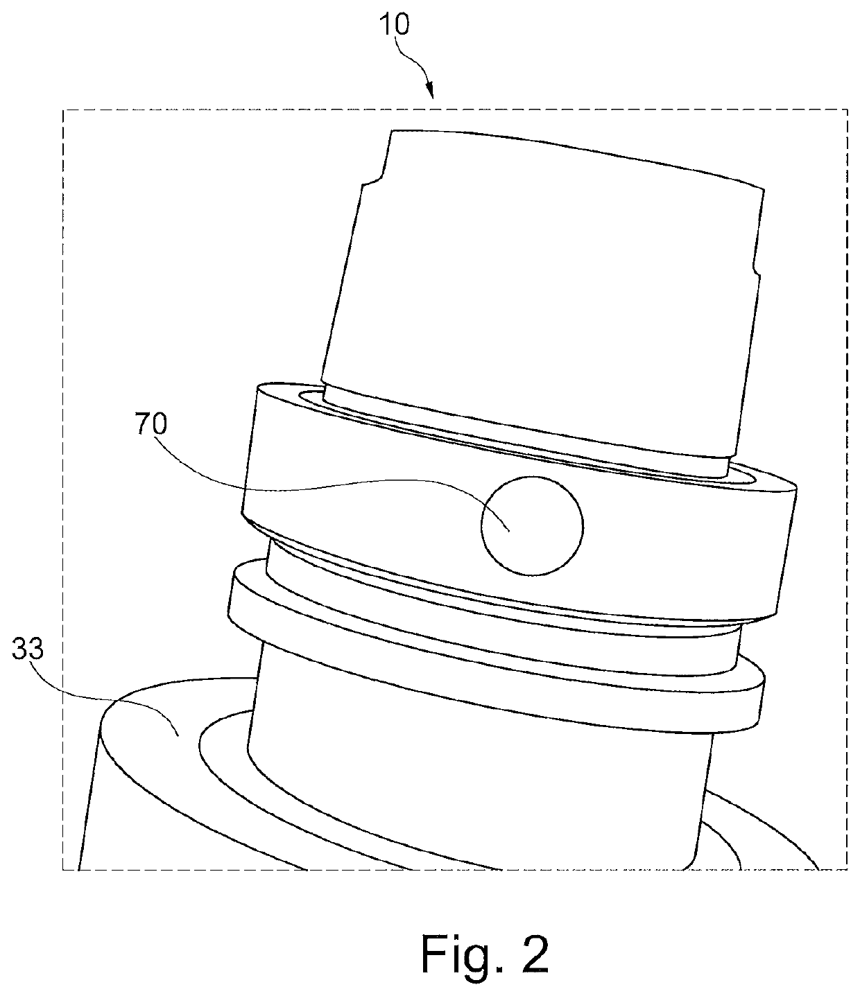 Device for generating an ultrasonic vibration of a tool and for measuring vibration parameters