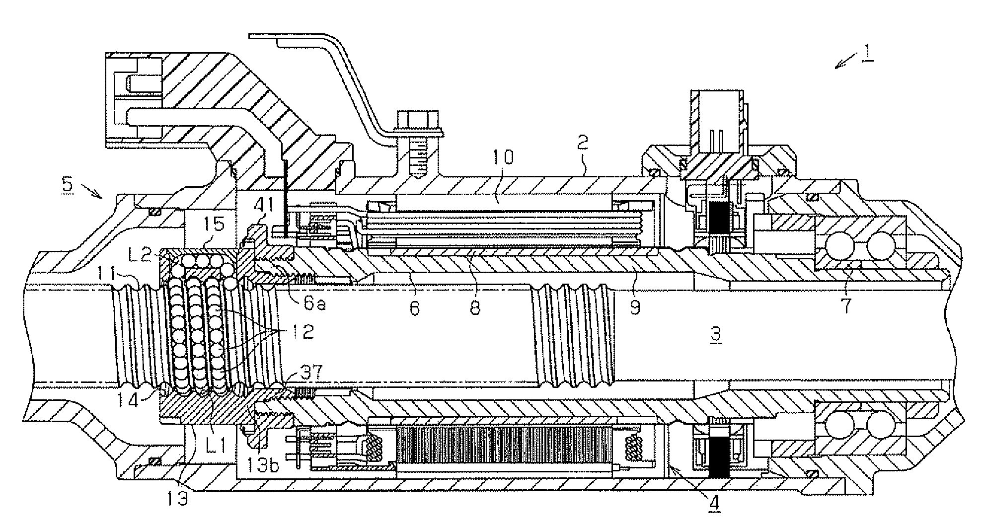 Ball screw apparatus and electric power steering apparatus