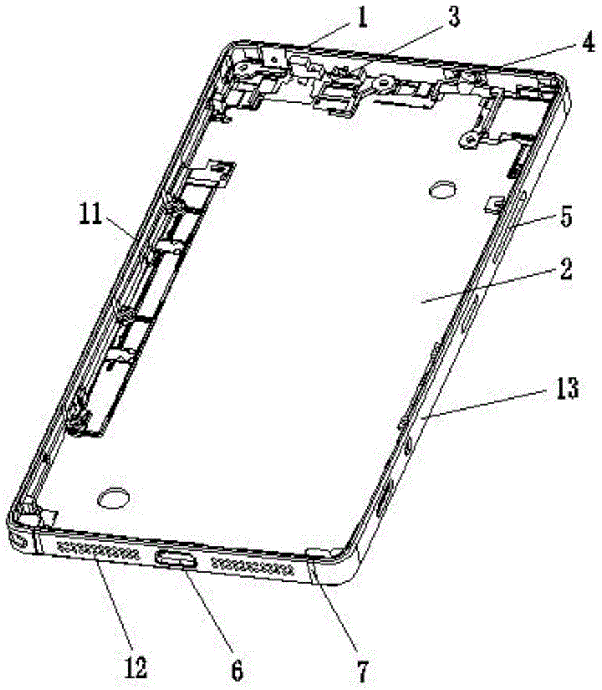 Mobile product middle frame and processing technology