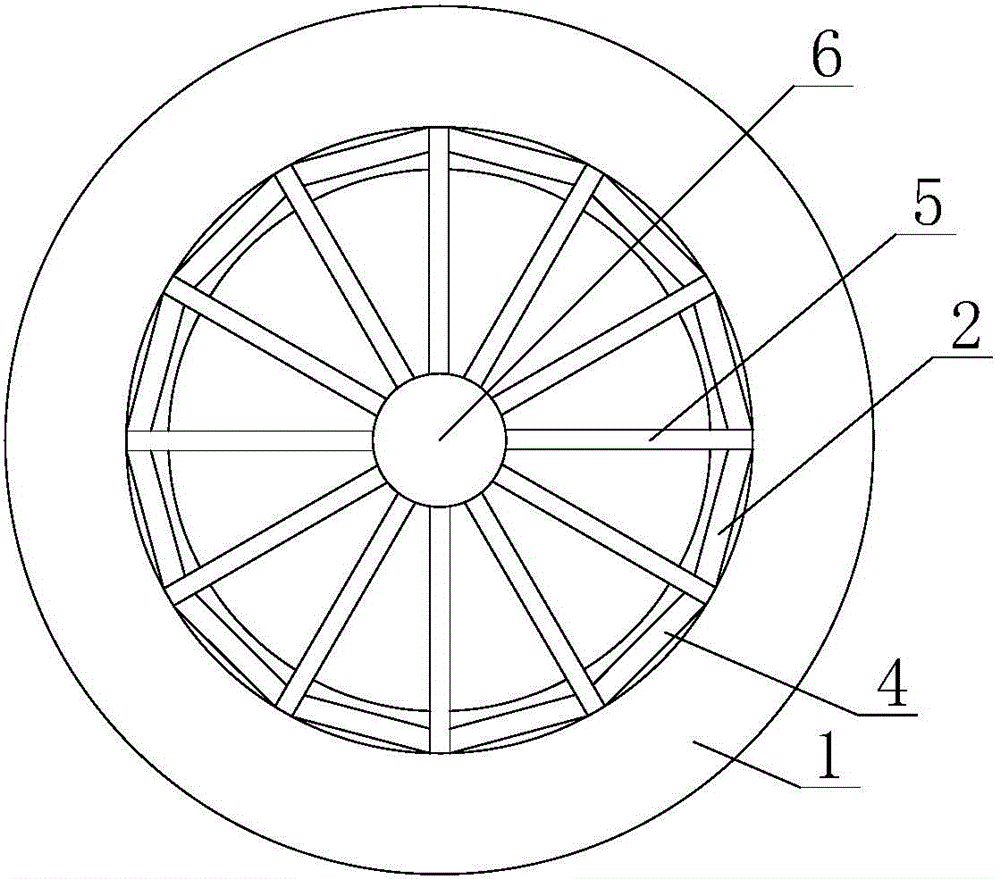 Transition type drum-shaped base structure applicable to ocean engineering