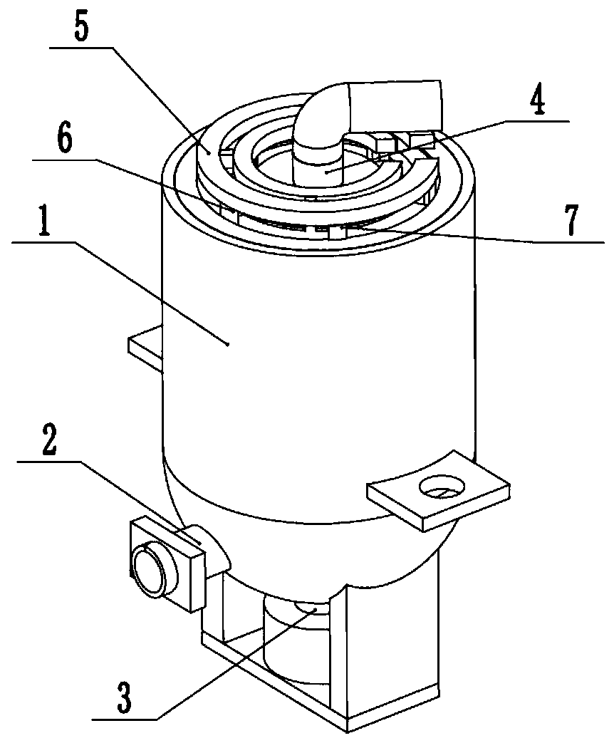 Oil sludge screening separating device suitable for coupling effect