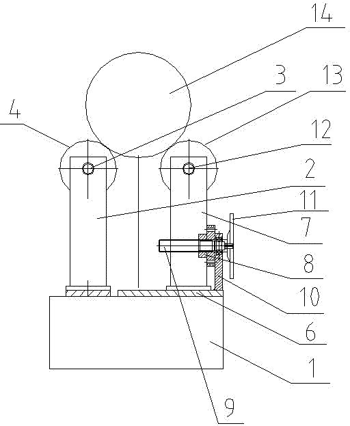 Roller frame for long rod polisher