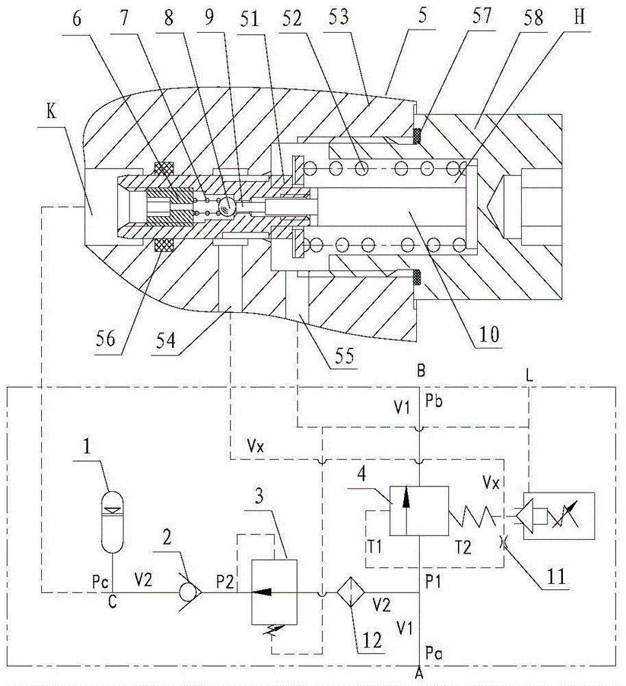 Automatic pressure maintaining device