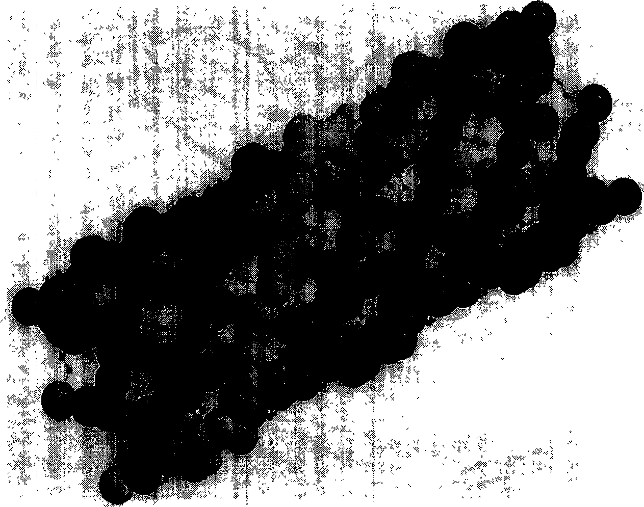 Fe (II)-Nd (III) hexascrew nanometer pipe polymer and preparation method