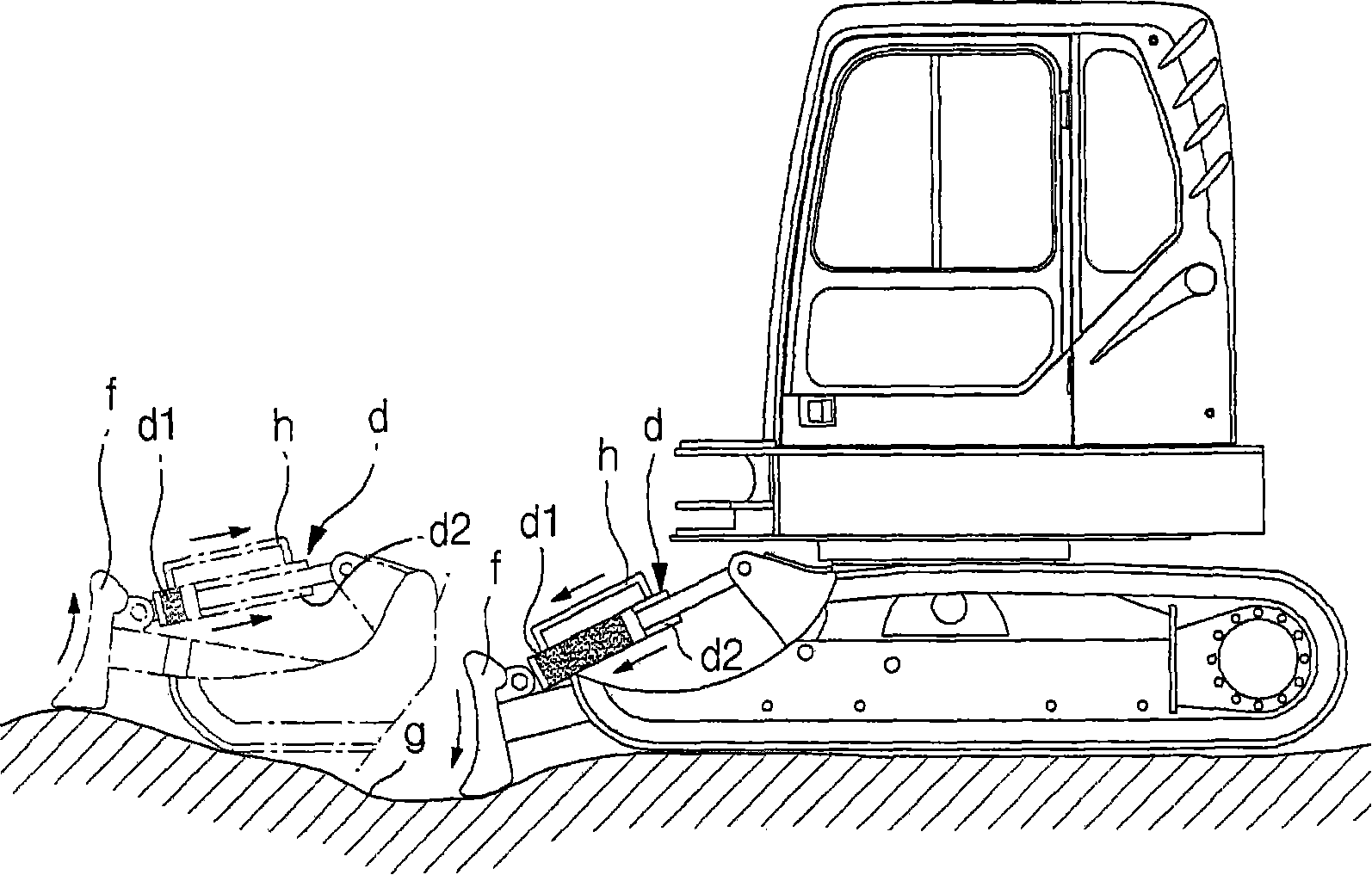 Double check valve having floating function