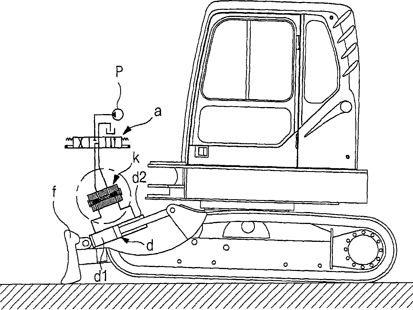 Double check valve having floating function