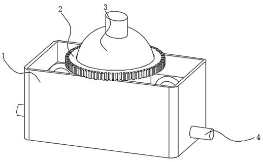 A casting temperature curve measuring device