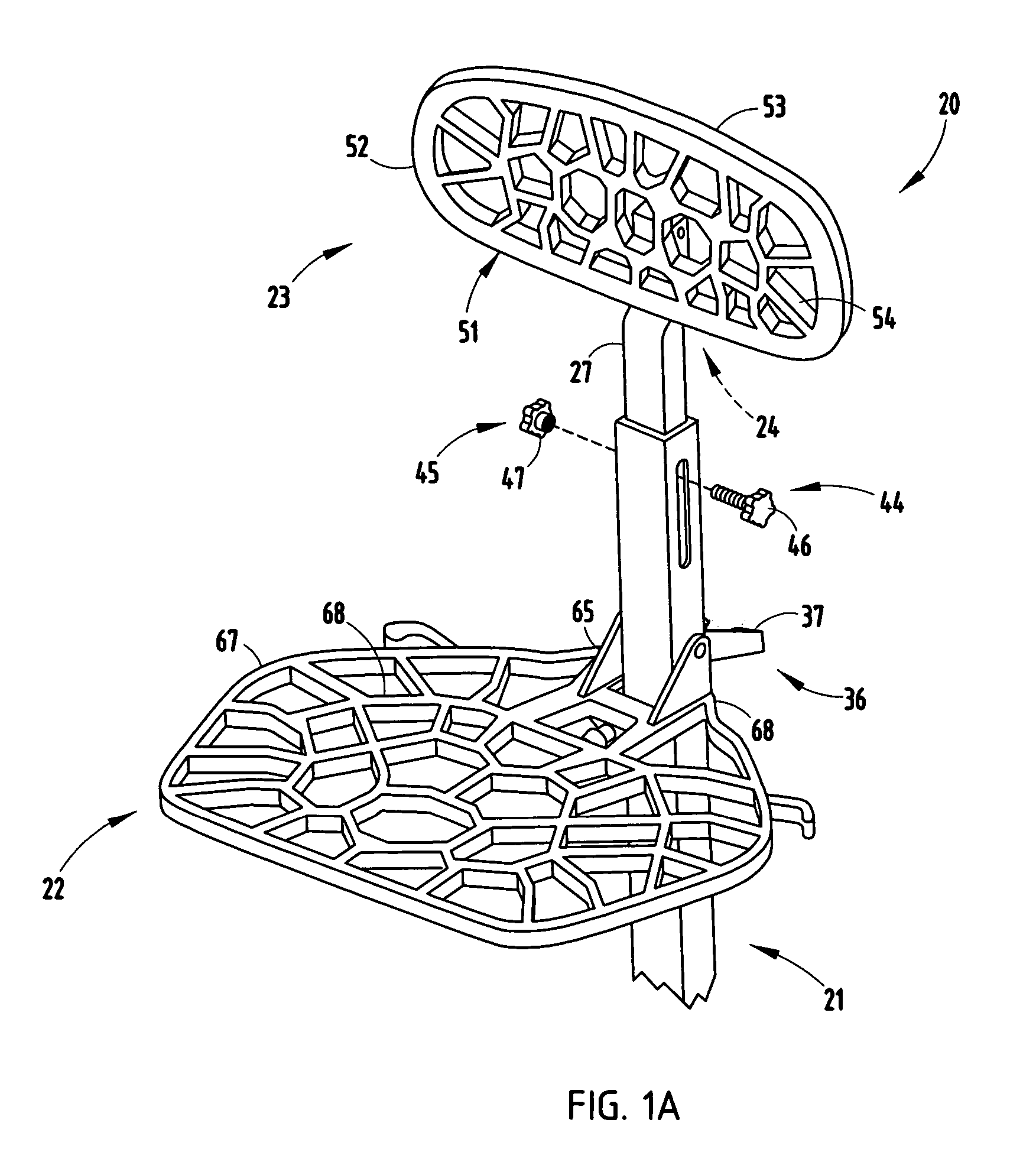 Tree stand with back support