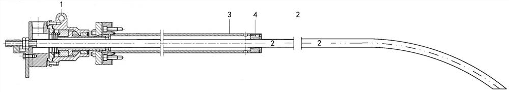 Siphon end structure for steam heating roller