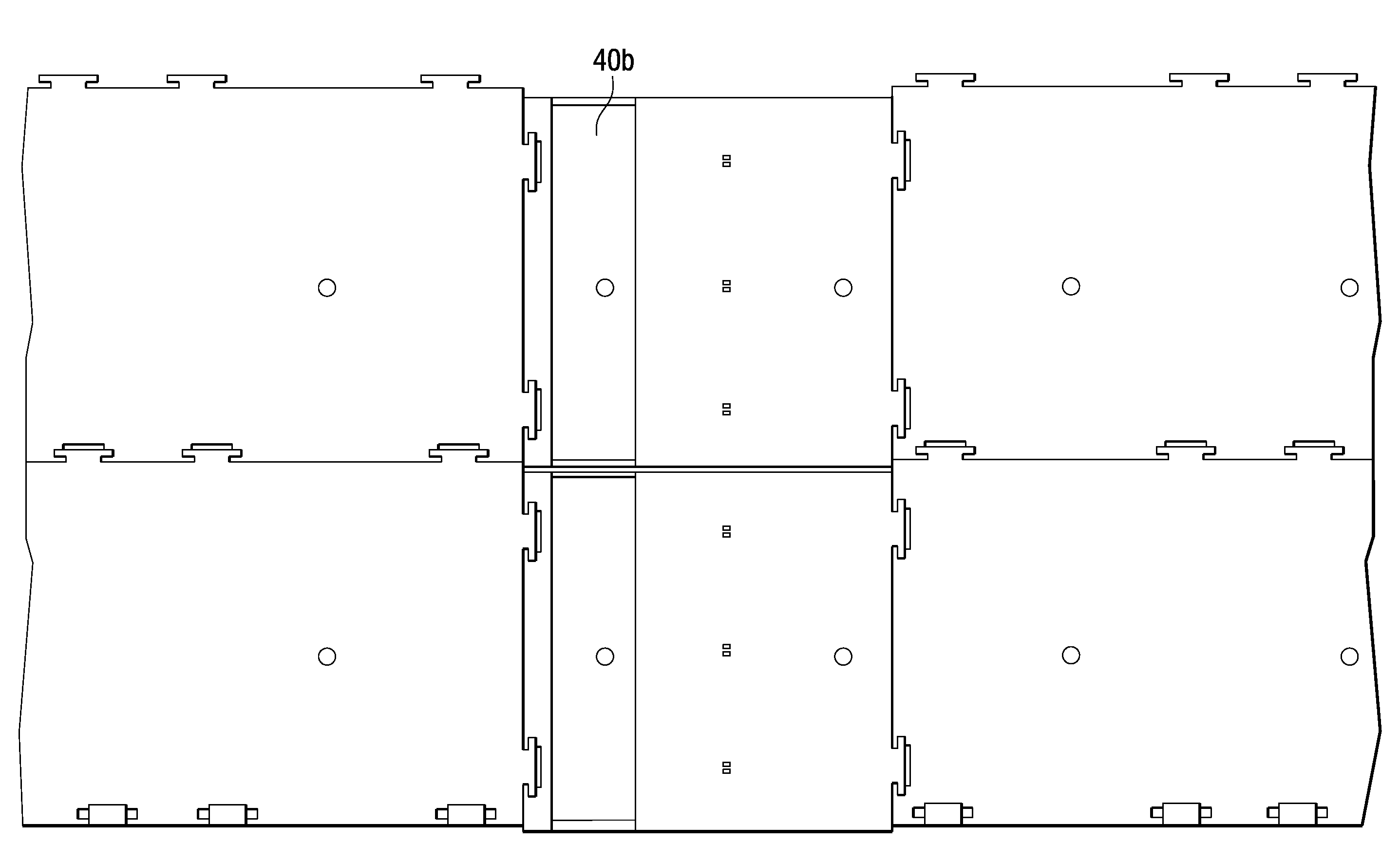 Expansion joint for modular flooring system