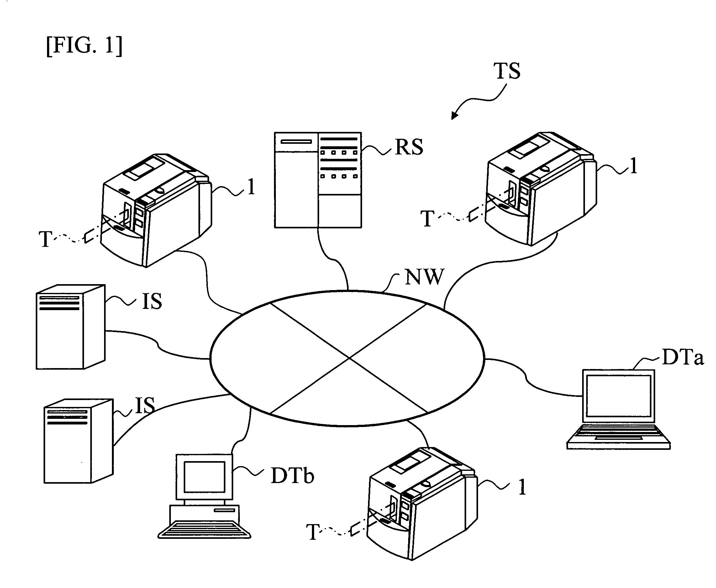 Tag label producing apparatus